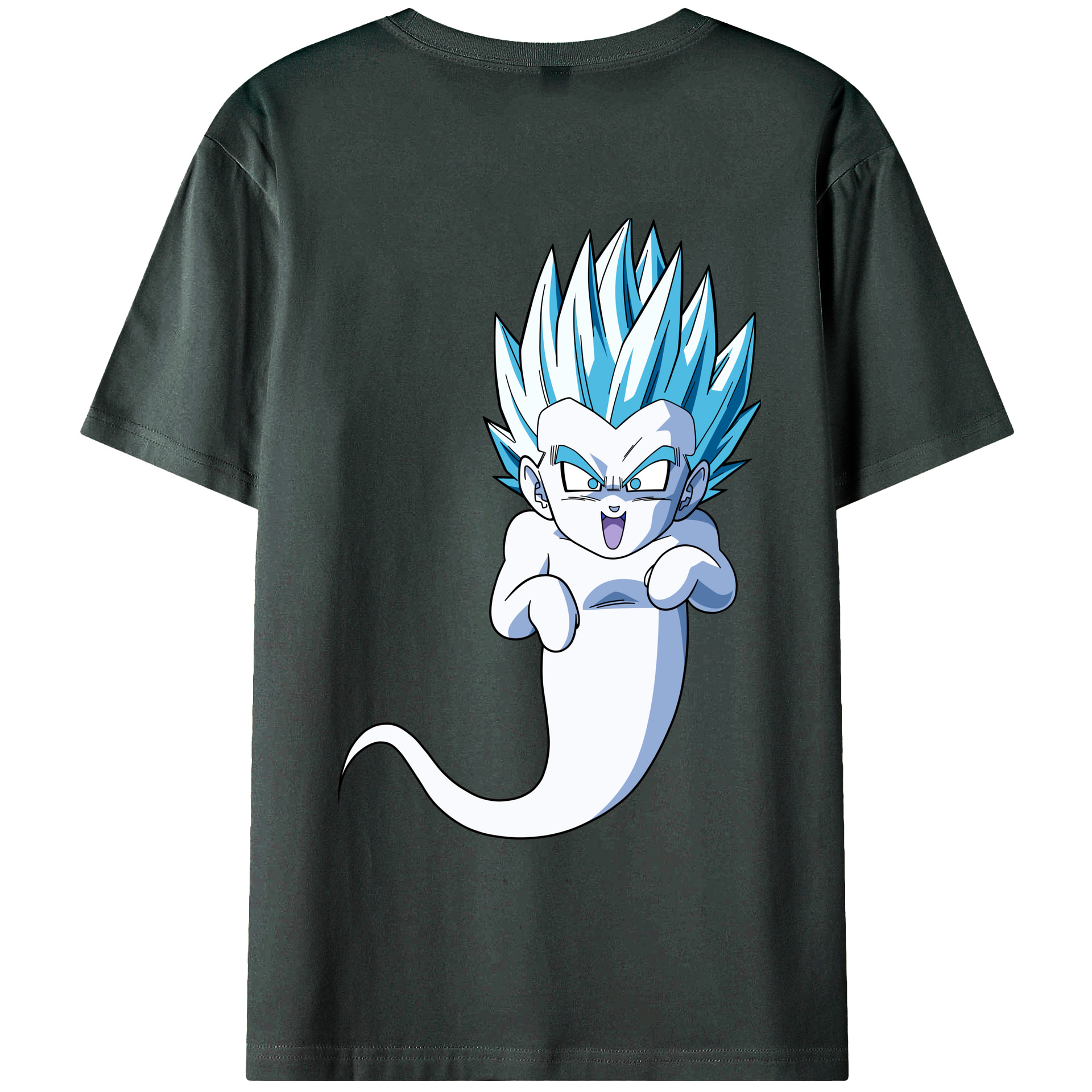 （画像用） ドラゴンボール ベジット DRAGON BALL Vegetto 綿100％ メンズ半袖Tシャツ（バックプリント） 通気性